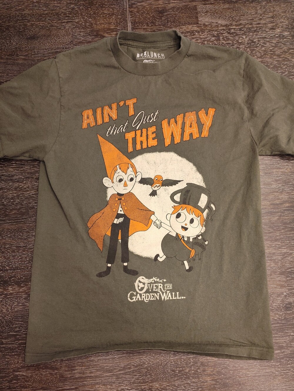 Olive Green Over the Garden Wall "Ain't That Just the Way" T-shirt BoxLunch S